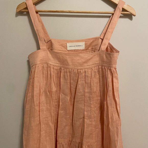 Loeffler Randall Marianna Blush Tiered Dress - Picture 8 of 9